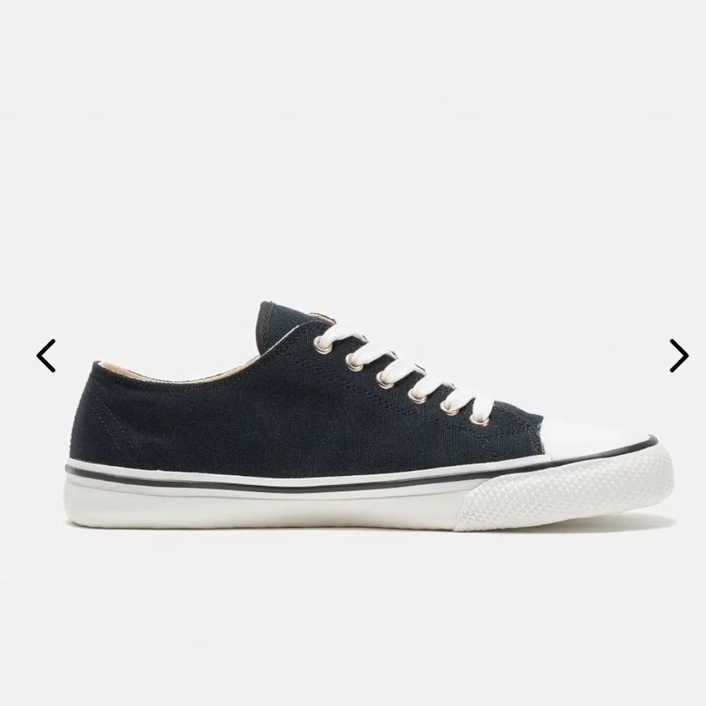 Classic Black and White Women's Sneakers - Picture 1 of 11